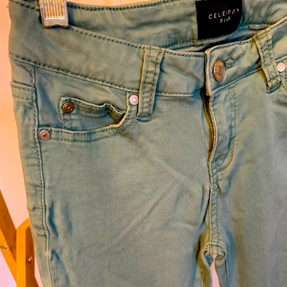 Celebrity Pink Aqua skinny pants